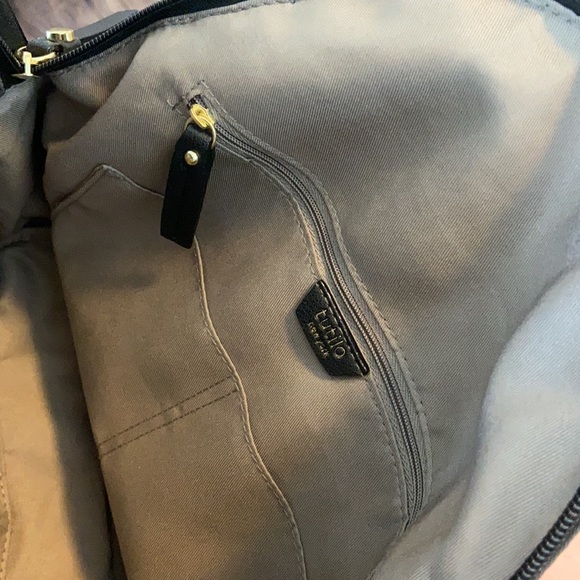 Nylon Backpack Purse Grey - Picture 3 of 5